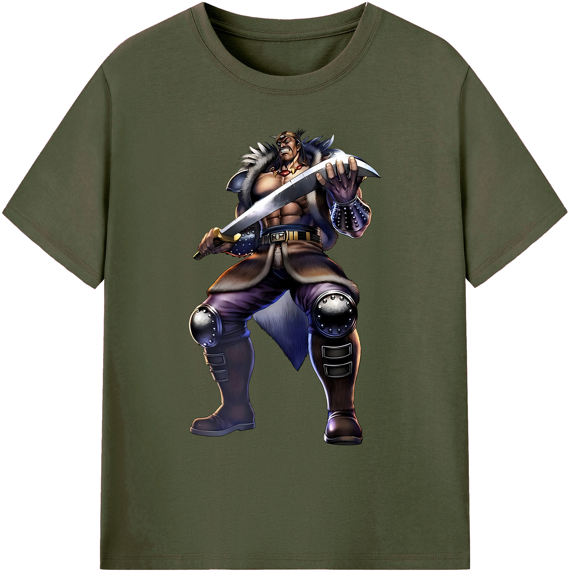 （画像用） 北斗の拳 Fist of the North Star 綿100％ メンズ半袖Tシャツ｜肌触りやわらか＆通気性
